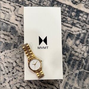 MVMT Gold Timepiece with White Face